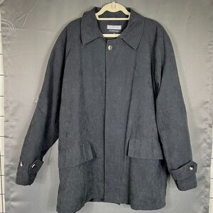 Metropolitan View Mens black Raincoat Jacket Raglan Sleeves XL